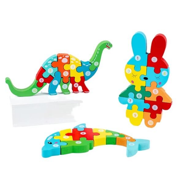 Montessori Mama Rompecabezas De Madera Para Niños De 3 A 5 A