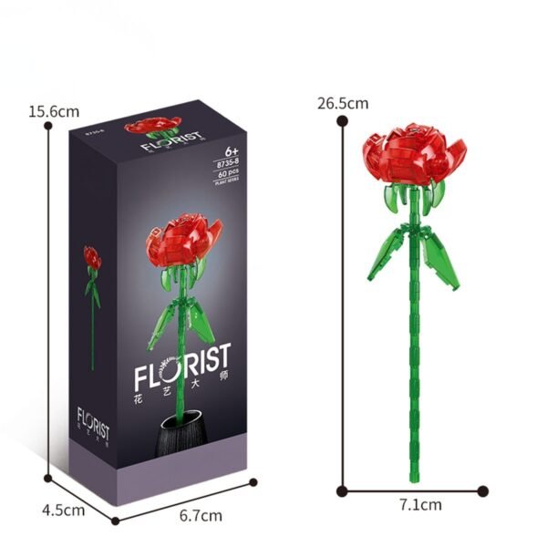 Bloque Flor de Cristal - Kit de ensamblaje rompecabezas para niños