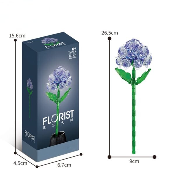 Bloque Flor de Cristal - Kit de ensamblaje rompecabezas para niños